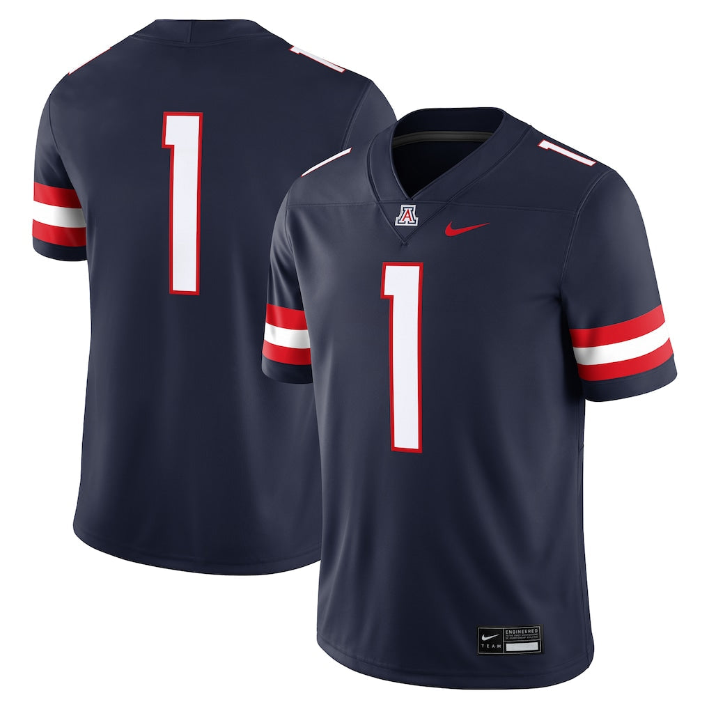 #1 Arizona Wildcats Game Jersey - Navy