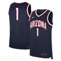 #1 Arizona Wildcats Road Jersey - Navy