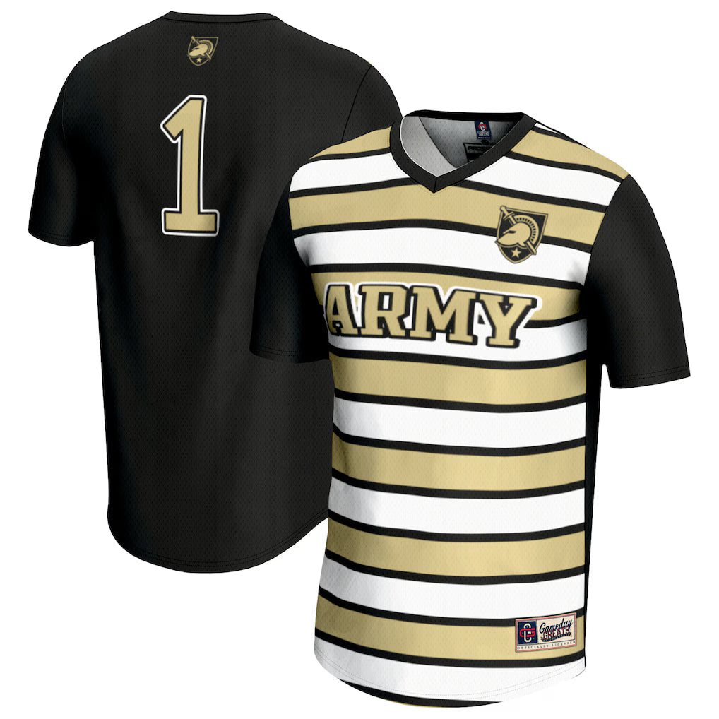 #1 Army Black Knights GameDay Greats Unisex Lightweight Soccer Fashion Jersey - Black